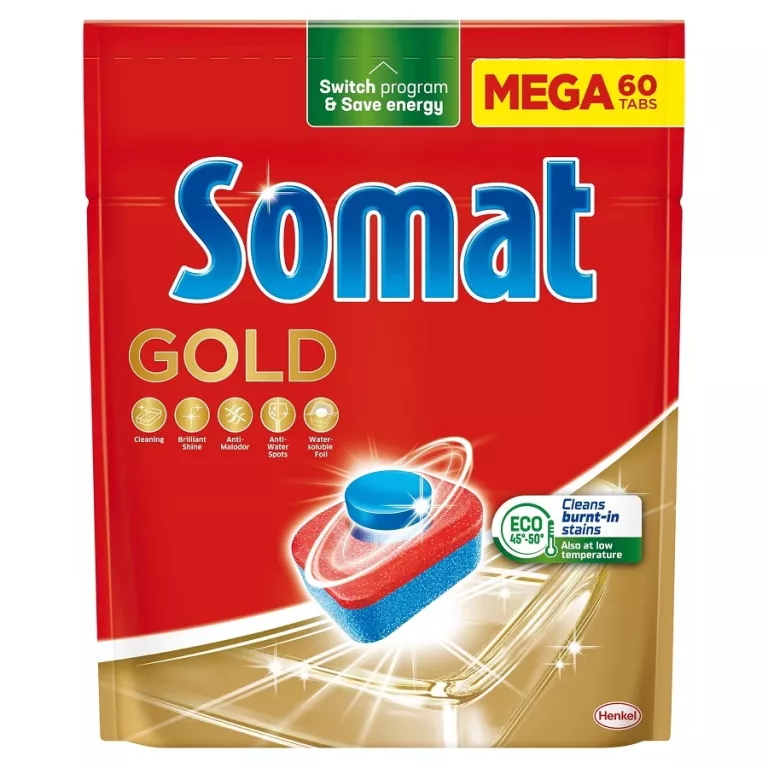 TABLETKI DO ZMYWARKI SOMAT GOLD 60SZT
