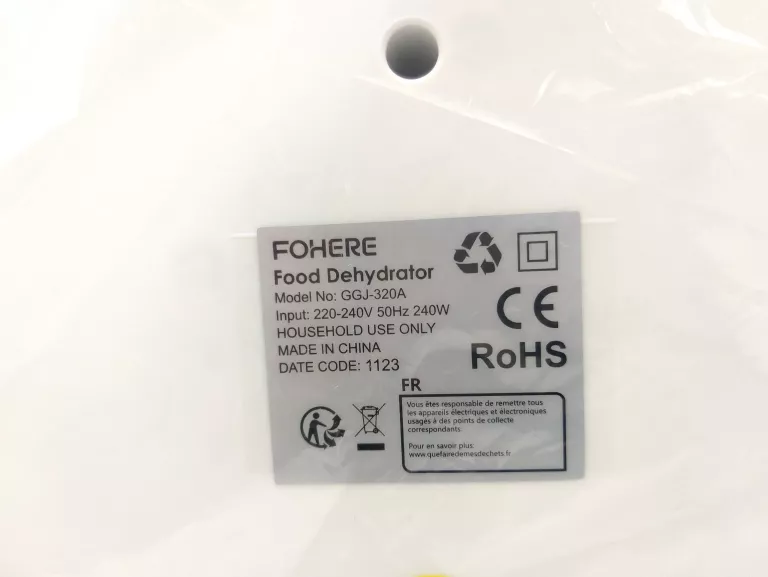 DUŻA SUSZARKA SPOŻYWCZA DO GRZYBÓW OWOCÓW WARZYW DEHYDRATOR FOHERE