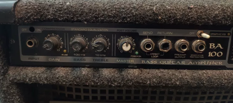 WZMACNIACZ GITAROWY BASOWY LDM ELECTRONICS BA-100 OPIS!