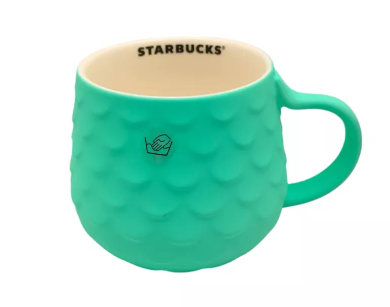 KUBEK NIEBIESKI STARBUCKS PORCELANA 413 ML