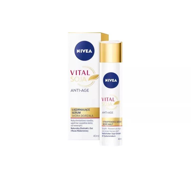 NIVEA VITAL SOJA ANTI_AGE UJĘDRNIAJĄCE SERUM DO TWARZY 40 ML