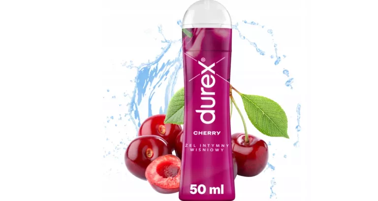 DUREX ŻEL INTYMNY LUBRYKANT WIŚNIOWY O SMAKU I ZAPACHU WIŚNI 50 ML