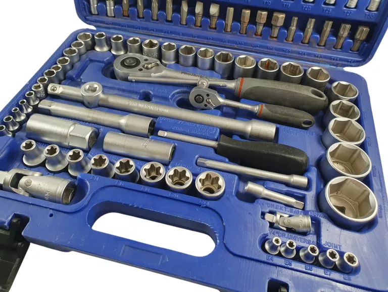ZESTAW KLUCZY NASADOWYCH PROJAHN PROFICRAFT 8653 1/4" + 1/2" 108 ELEMENTÓW