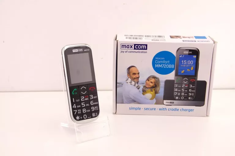 TELEFON KOMÓRKOWY MAXCOM MM720BB 16 MB / 16 MB 2G CZARNY ZESTAW