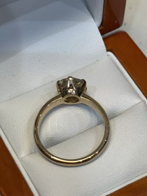 PIERŚCIONEK Z BRYLANTEM O MASIE 2,22 CT / WYCENA WROCŁAW