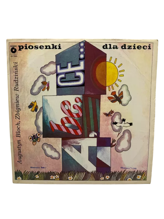 PŁYTA WINYLOWA AUGUSTYN BLOCH ZBIGNIEW RUDZIŃSKI PIOSENKI DLA DZIECI