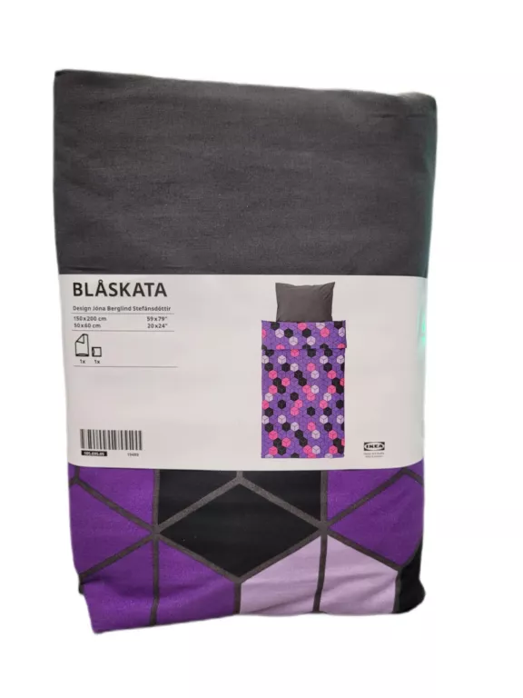 POŚCIEL IKEA BLASKATA 150X200 FIOLETOWA