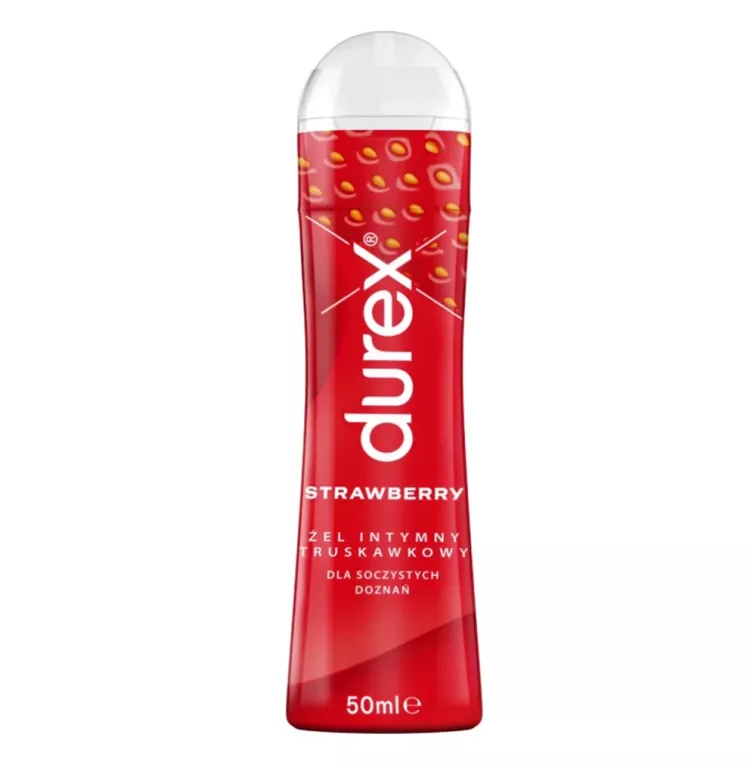 DUREX PLAY ŻEL INTYMNY LUBRYKANT SMAKOWY TRUSKAWKA OWOCOWY NAWILŻAJĄCY 50M