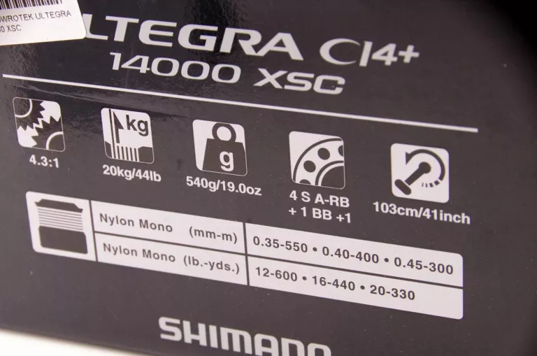 NIESAMOWITY KOŁOWROTEK SHIMANO ULTEGRA CI4+ 14000 XSC 4.3:1 DOD. SZPULA