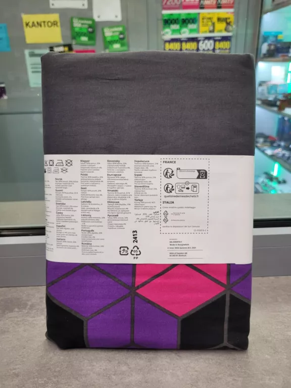 POŚCIEL IKEA BLASKATA 150X200 FIOLETOWA