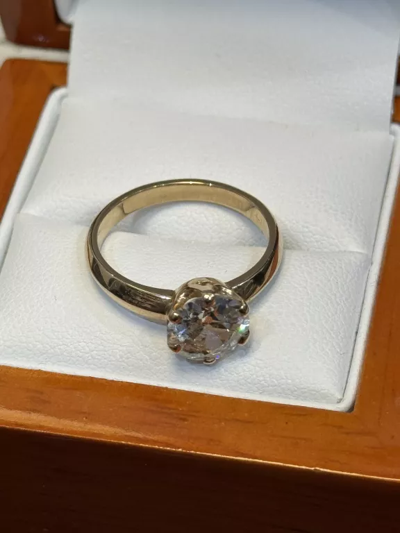 PIERŚCIONEK Z BRYLANTEM O MASIE 2,22 CT / WYCENA WROCŁAW