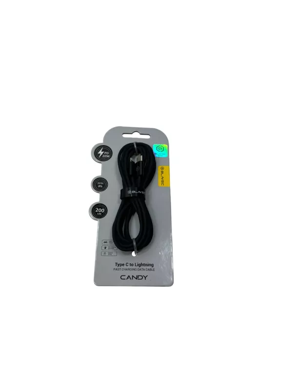 KABEL OPLOT - TYP C NA LIGHTNING - PD 20W 2,4A 2 METRY (CCA-CL24B20) CZARN
