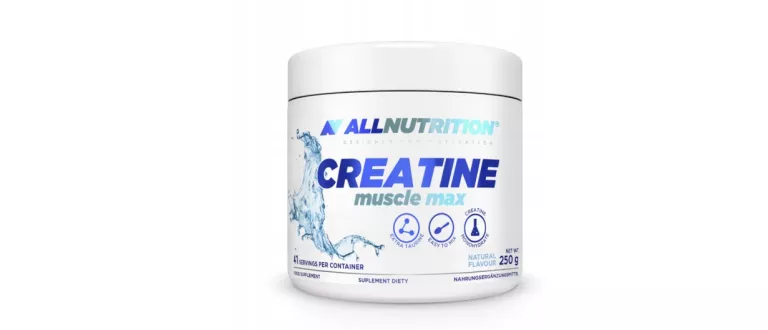 ALLNUTRITION CREATINE MUSCLE MAX 250G KREATYNA TAURYNA MIĘŚNIE MASA ENERGI