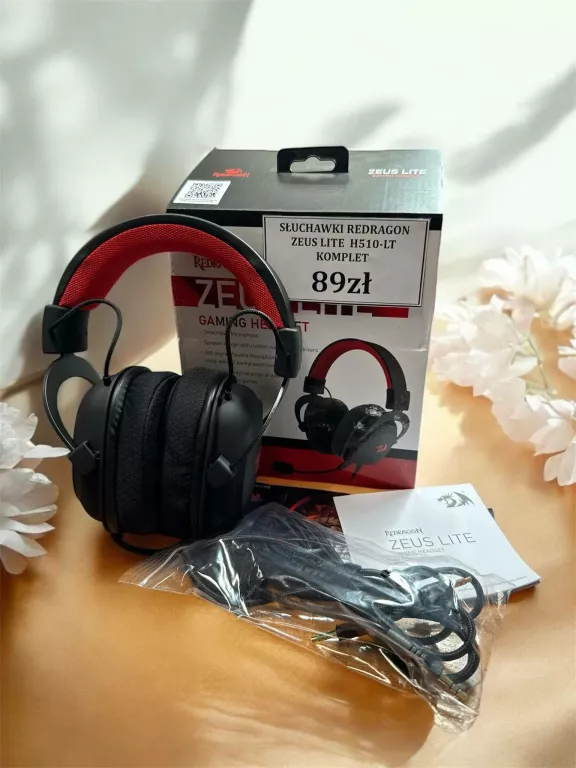 SŁUCHAWKI REDRAGON ZEUS LITE  H510-LT KOMPLET