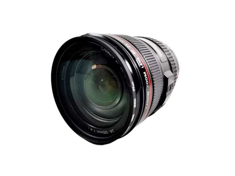 OBIEKTYW DO LUSTRZANEK CYFROWYCH CANON EF 24-105 MM F/4L IS USM Z ETUI