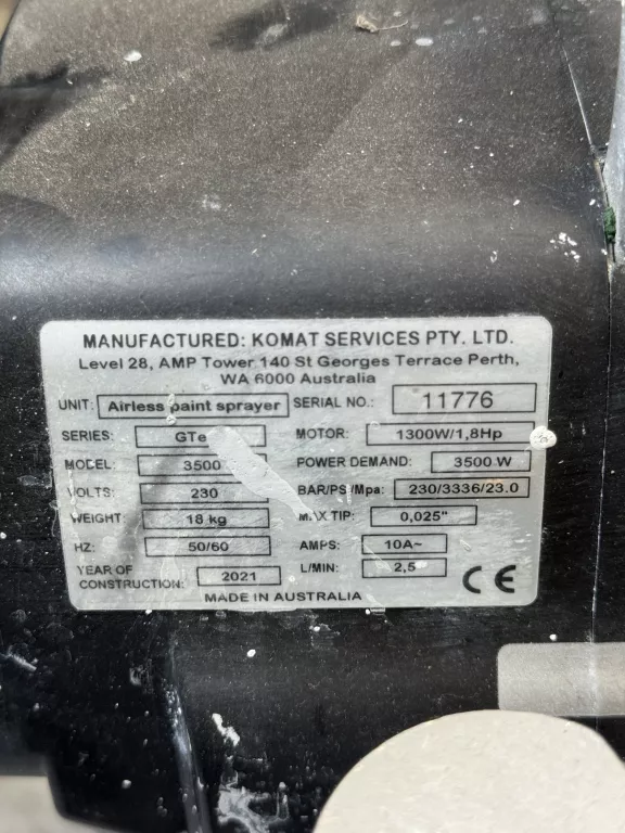 AGREGAT KOMATZ GTECH 3500