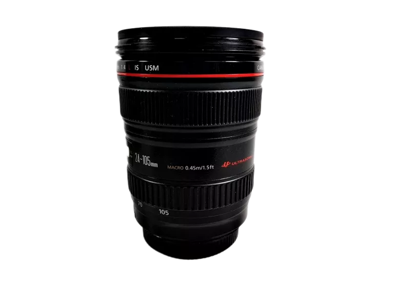 OBIEKTYW DO LUSTRZANEK CYFROWYCH CANON EF 24-105 MM F/4L IS USM Z ETUI