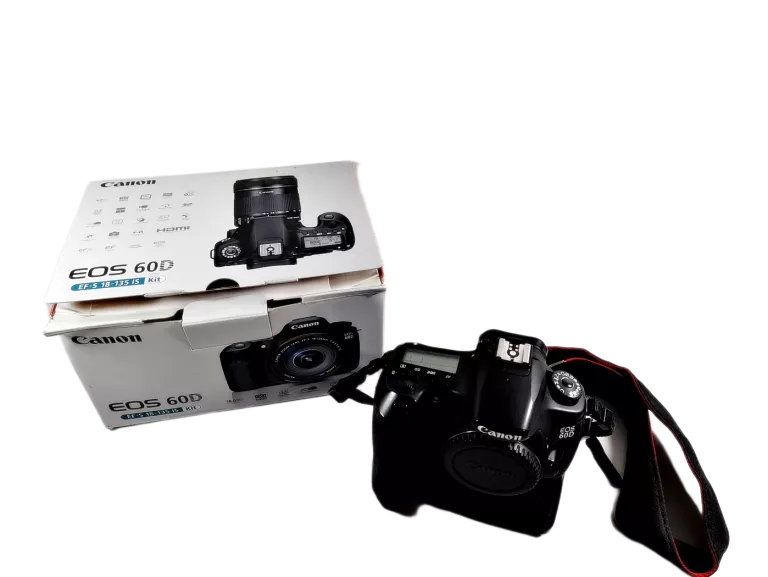 LUSTRZANKA CYFROWA CANON EOS 60D 18 MPIX FULL HD DIGIC 4 + GRIP