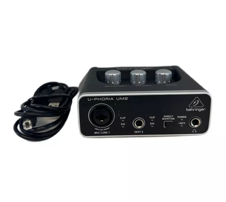 PRZEDWZMACZNIACZ MIXER MIKROFONOWY BEHRINGER U-PHORIA UM2