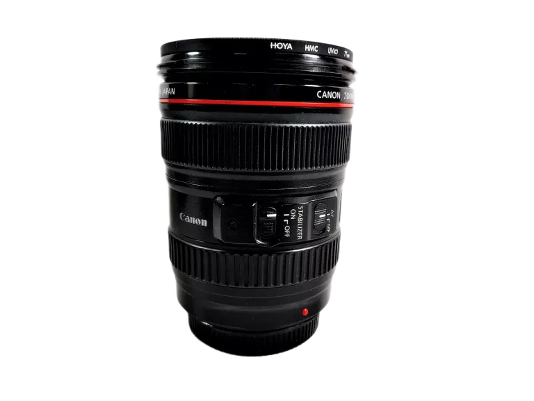 OBIEKTYW DO LUSTRZANEK CYFROWYCH CANON EF 24-105 MM F/4L IS USM Z ETUI