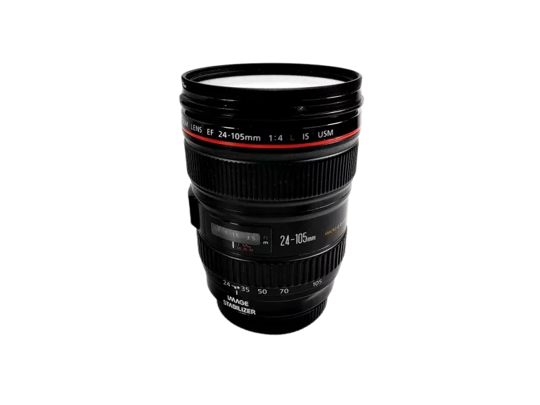 OBIEKTYW DO LUSTRZANEK CYFROWYCH CANON EF 24-105 MM F/4L IS USM Z ETUI