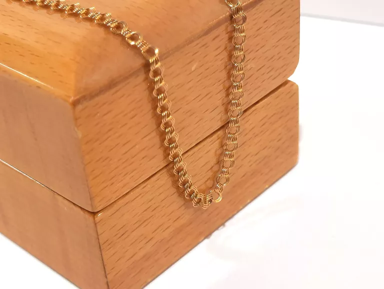 ZŁOTY ŁAŃCUSZEK P583 4.03G 50 CM