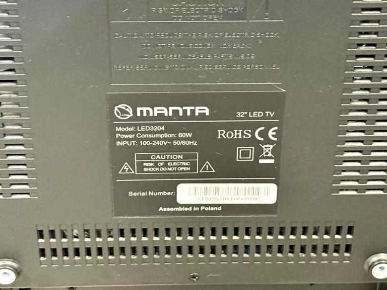 TV MANTA 32" LED3204 + PILOT