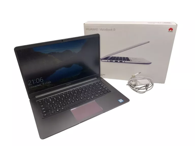 LAPTOP HUAWEI MATEBOOK D I5 8250U 8GB RAM/256GB SSD KOMPLET