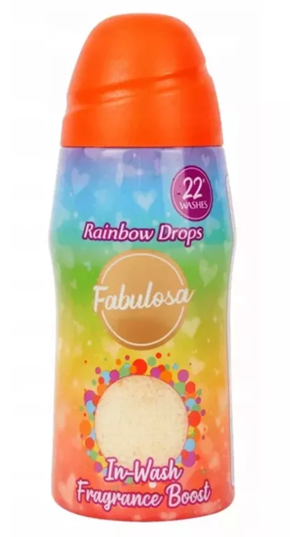 PEREŁKI ZAPACHOWE DO PRANIA FABULOSA RAINBOW DROPS 22 PRANIA 400G