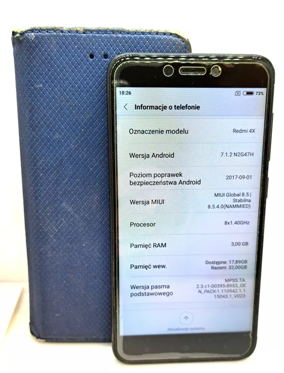 SMARTFON XIAOMI REDMI 4X + CASE