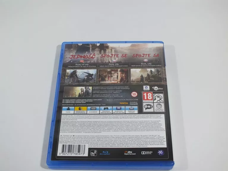 ASSASSINS CREED UNITY PS4 ( METALOWA )
