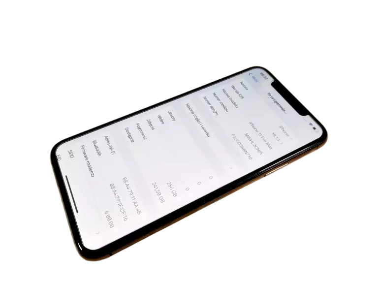 SMARTFON APPLE IPHONE 11 PRO MAX 256 GB GOLD ZESTAW Z ETUI !