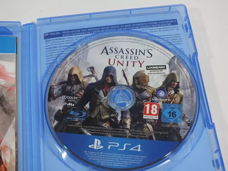 ASSASSINS CREED UNITY PS4 ( METALOWA )