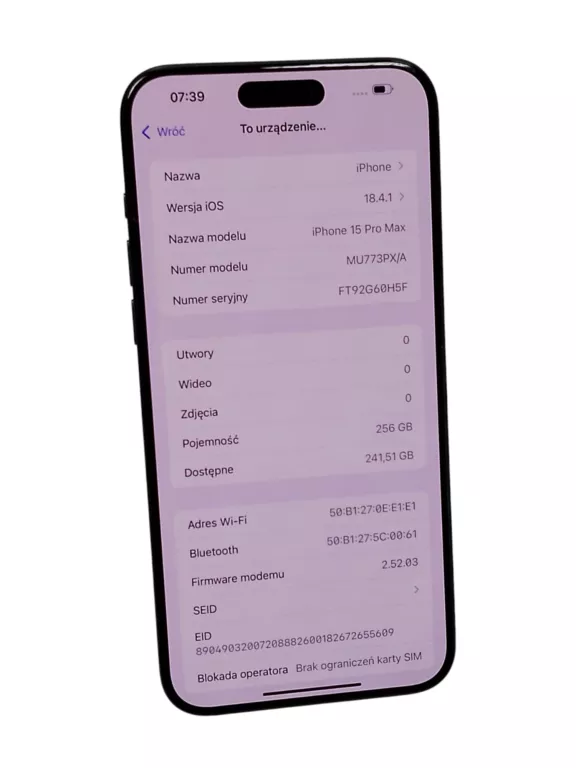 TELEFON IPHONE 15 PRO MAX