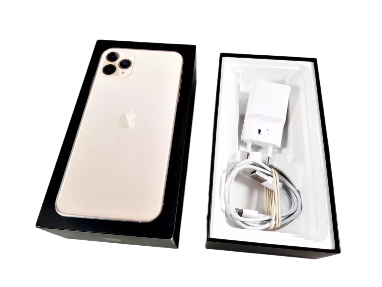 SMARTFON APPLE IPHONE 11 PRO MAX 256 GB GOLD ZESTAW Z ETUI !