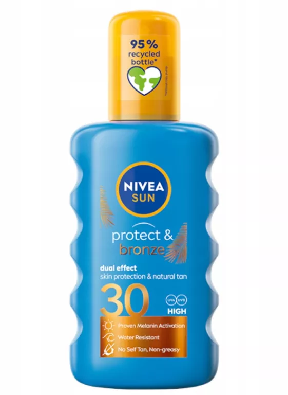NIVEA SUN PROTECT & BRONZE SPRAY DO OPALANIA SPF 30, 200 ML