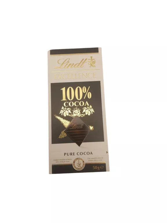 LINDT EXCELLENCE 50G 100% COCOA PURE COCOA CZEKOLADA GORZKA