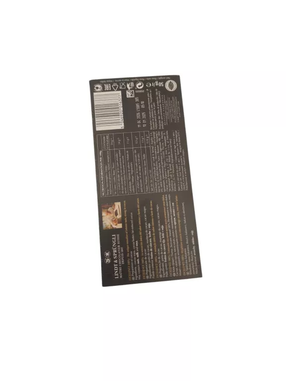 LINDT EXCELLENCE 50G 100% COCOA PURE COCOA CZEKOLADA GORZKA