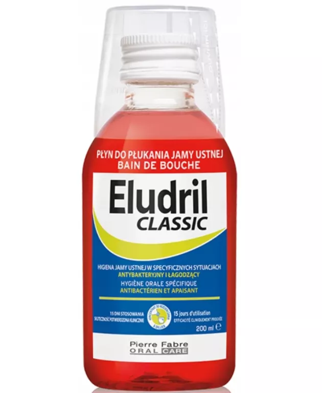 ELUDRIL CLASSIC PŁYN DO PŁUKANIA JAMY USTNEJ 200ML