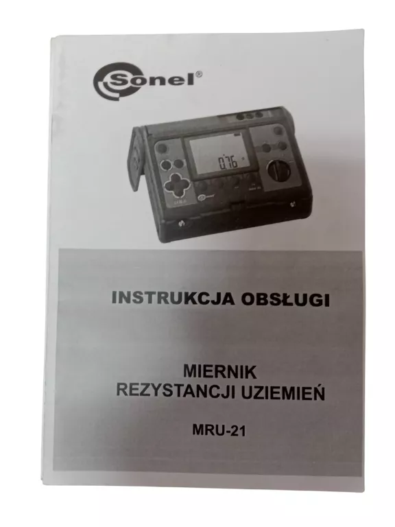MIERNIK REZYSTANCJI UZIEMIENIA I REZYSTYWNOŚCI GRUNTU SONEL MRU-21