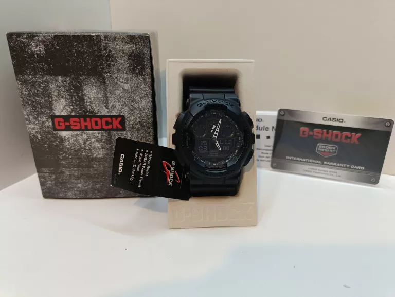 ZERGAREK - CASIO G-SHOCK GA-100-1A1ER / KOMPLET / JAK NOWY!