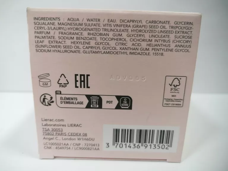 LIRAC THE MENOPAUSE NIGHT CREAM 50ML
