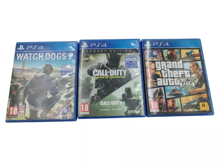 KONSOLA SONY PLAYSTATION 4 PRO 1 TB + KONTROLER DUALSHOCK V2 + 3 GRY