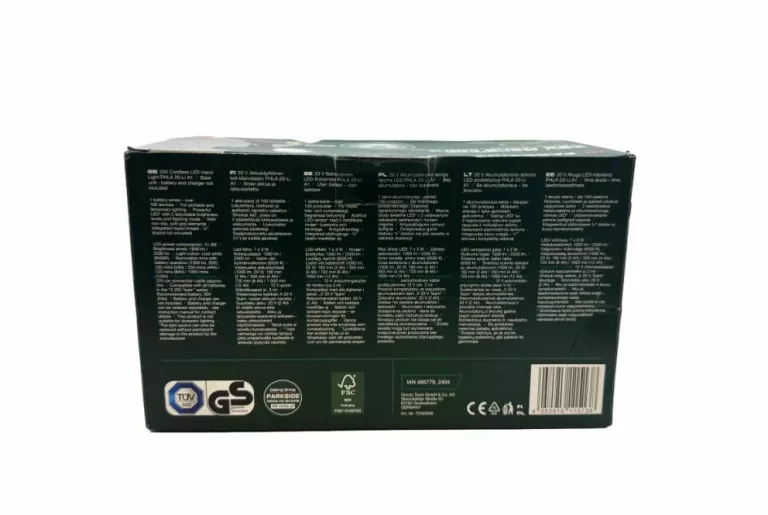 PARKSIDE AKUMULATOROWA LAMPA RĘCZNA LED PHLA 20-LI A1, 2500 LM, 20V