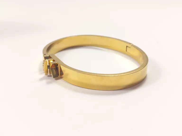 BRANSOLETKA MK ICONS KAJDANEK COLOURGOLD PUDE ŁKO