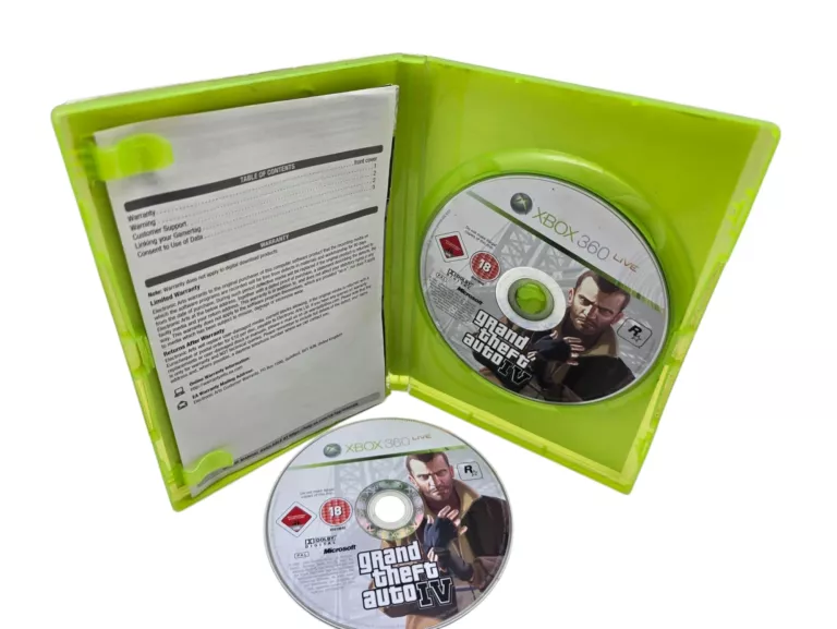 GRA XBOX 360 GTA IV - 2 PŁYTY