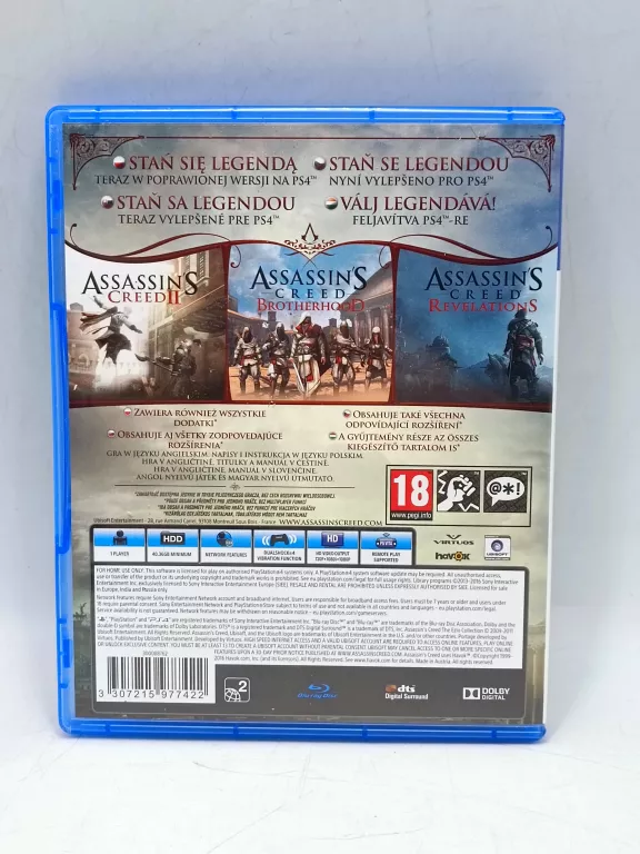 ASSASSINS'S CREED THE EZIO COLLECTION / PS4