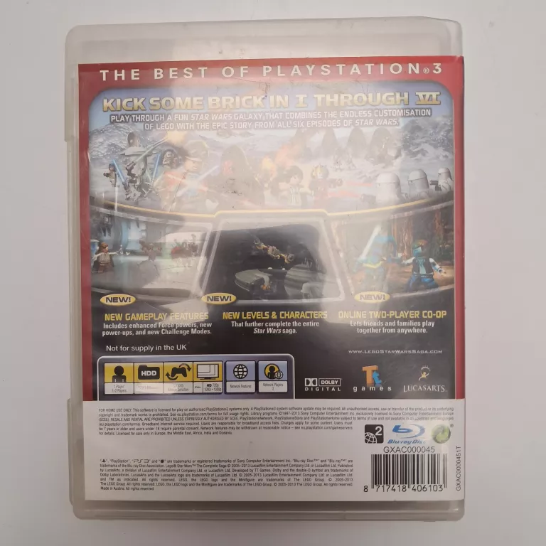 PS3 LEGO STAR WARS COMPLETE SAGA
