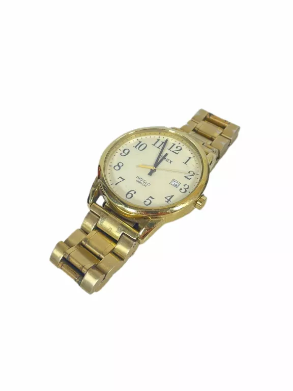 ZEGAREK TIMEX CR2016 WR30 NA ZŁOTEJ BRANSOLECIE