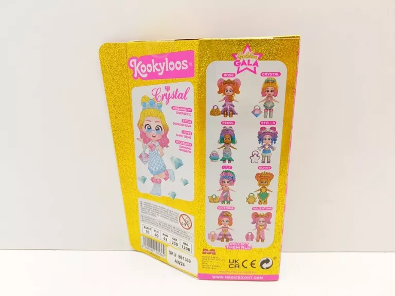 MAGIC BOX FIGURKA KOOKYLOOS GOLDEN GALA LALECZKA CRYSTAL